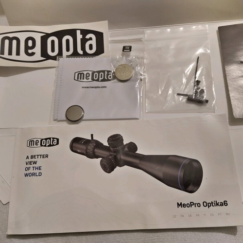 Διόπτρα Meopta Meopro Optika 6 3-18x50 σαν καινούργιο με διάμετρο 30 mm