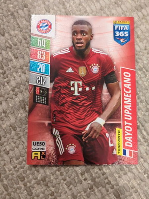 Trading Card Dayot Upamecano UE50 Bayern München from Team Mate series like new