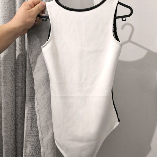 Black and white cotton bodysuit like new, size S/M with mesh