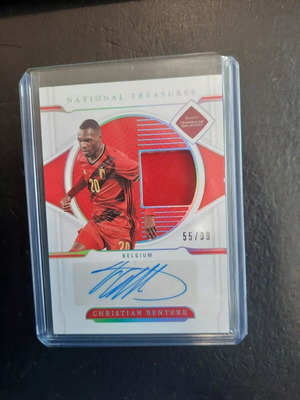 Κάρτα Panini National Treasures FIFA R.T.W.C. Christian Benteke μεταχειρισμένη