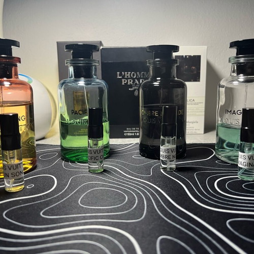 Louis Vuitton Tester Sample 4 Fragrances Discovery Pack New