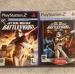 Star Wars Battlefront 1 & 2 PS2