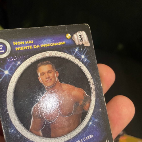 WWE cards used, pack of 34 with gold Randy Orton