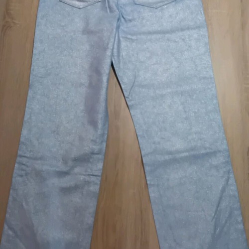 Jeans with shine new, blue, size large