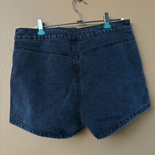 Denim skirt-shorts size 38 by Taylie Weill, like new, blue