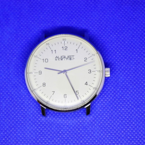 August Steiner wristwatch used, stainless steel, sapphire crystal