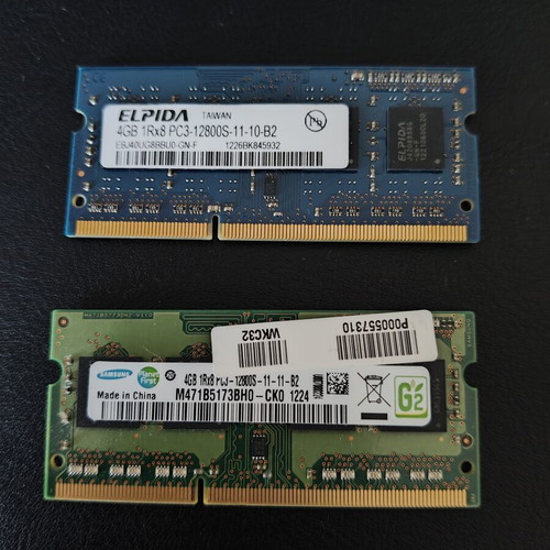 Laptop DDR3 RAM 8GB (2×4GB) like new