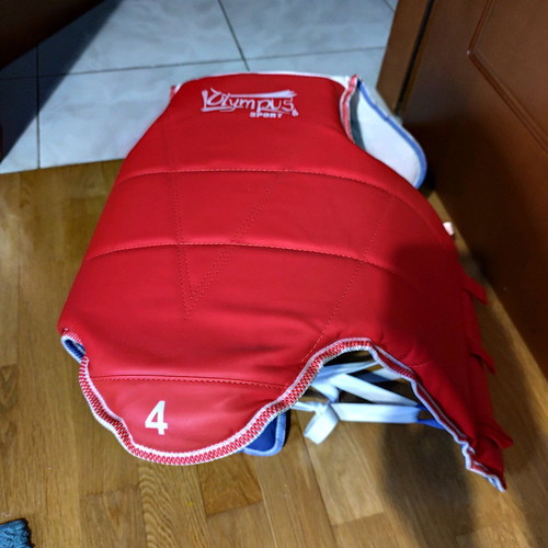 Taekwondo Chest Protector Olympus Double-Sided Hard Size 4 New