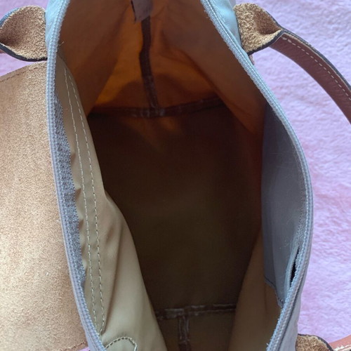 Longchamp handbag used, beige