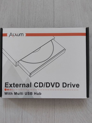 Alxum B36-Y External CD/DVD Drive 8-in-1 Multi-Function Hub new