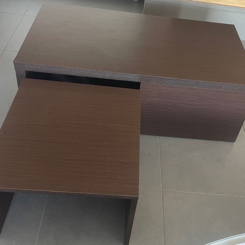 Neoset coffee table with two side tables