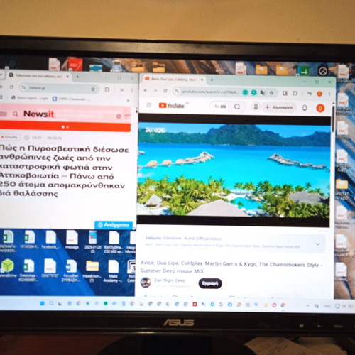 Asus 19" LCD monitor VW193D-B like new with 2 VGA cables