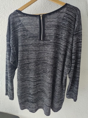 Pink Woman women's blouse size L, like new, black