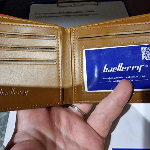 Baellerry genuine leather wallet used