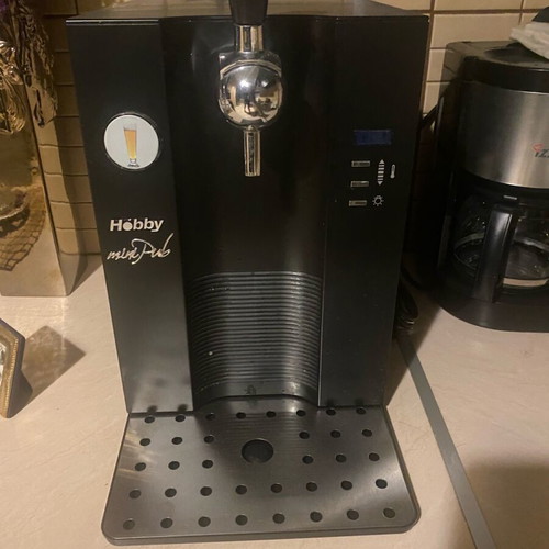 Beer fridge used, dispenses and cools