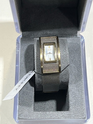 DKNY women's watch with silver double design bracelet