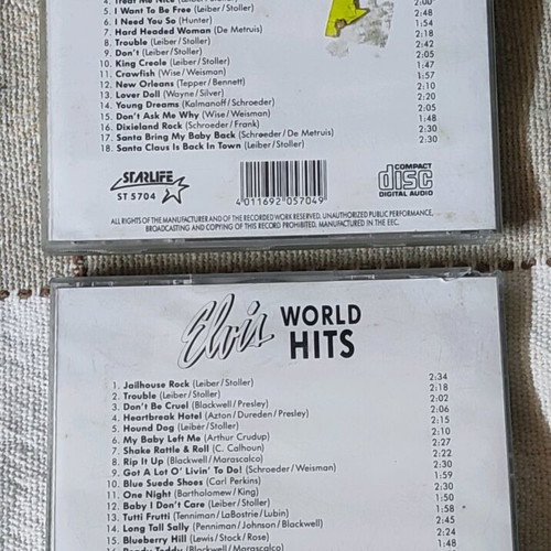 Elvis World Hits CD used, volumes 4-5