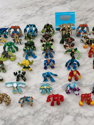 Gormiti figures collection like new, 53 pieces