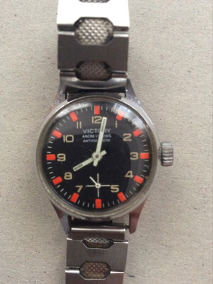 Victory Ancre men's wristwatch like new, silver