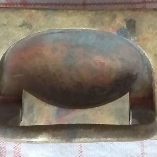 Old hardware items used, set of decorative handles and locks