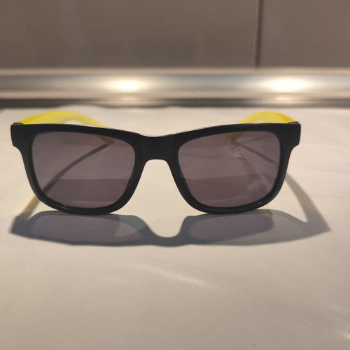 Decathlon children's sunglasses, black and yellow, 13cm