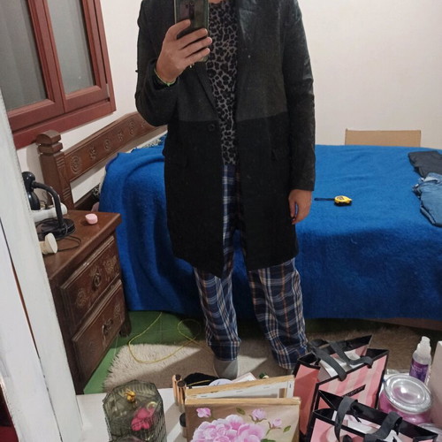 Simply Vera Vera Wang coat like new, black and gray, size L XL