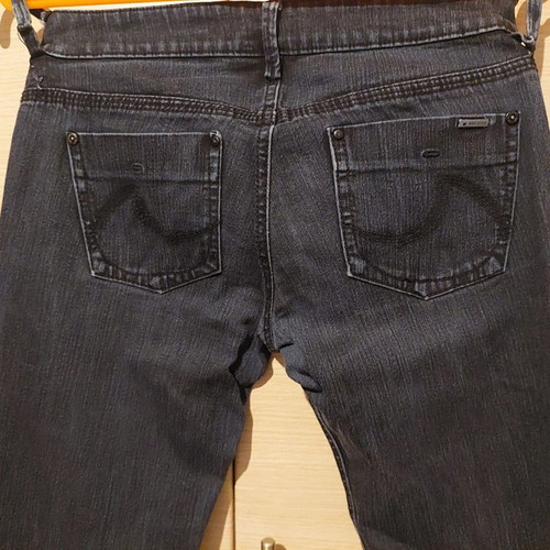MNG Jeans Bianca Vintage women's pants used, black gray, size 36