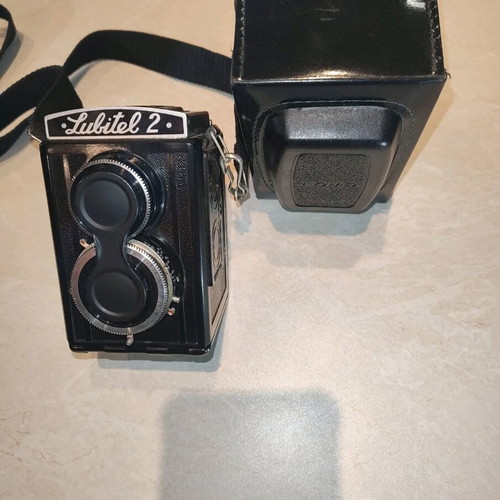 Lubitel 2 Black Collectible Camera Like New