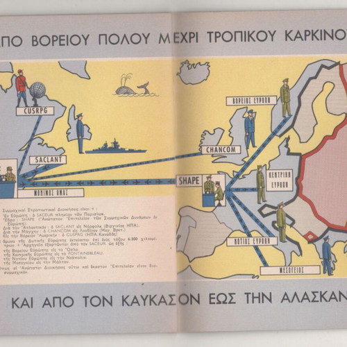 NATO propaganda booklet like new, 1950s peace theme