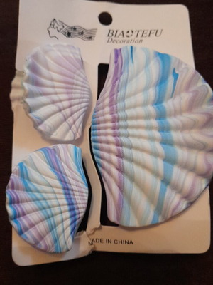 Hair clips new, set of 3 colorful pieces