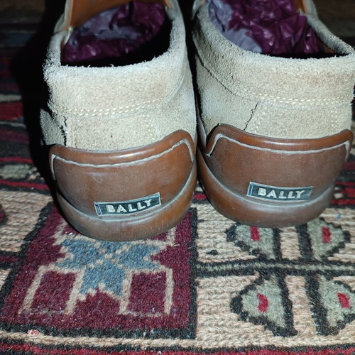 Bally shoes used, beige, original, size 39-39.5