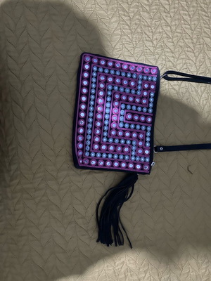 Women's crossbody bag like new, multicolored