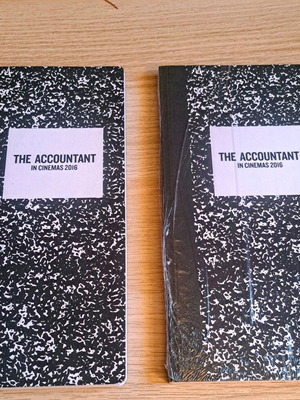 The Accountant 2 collectible notebooks new