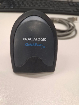Datalogic Quickscan Lite QW2120 handheld scanner used, wired, 1D barcode