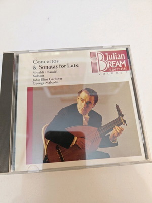 Julian Bream Κοντσέρτα και Σονάτες για Λούτο CD Άλμπουμ Μεταχειρισμένο, 5 CD