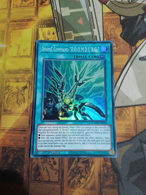 DoomZ Command "D.O.O.M.D.U.R.G." Spell Card σαν καινούργιο