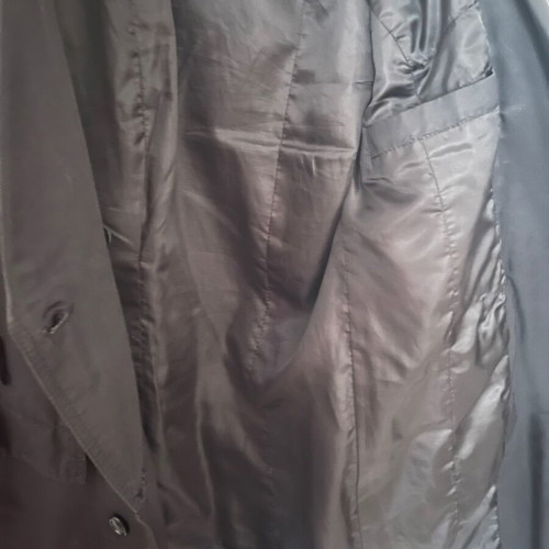 Zara trench coat XL black lined without belt