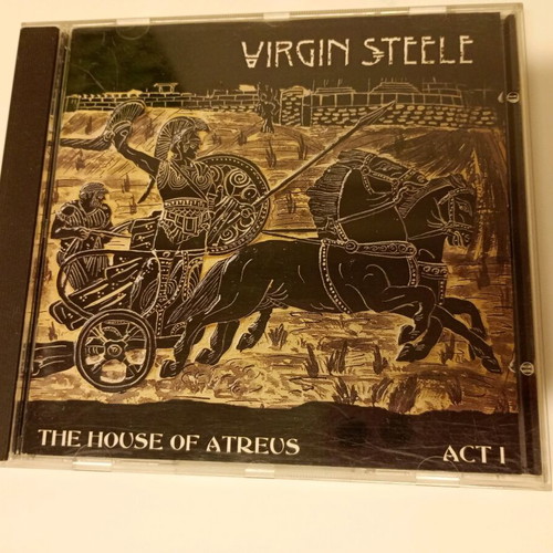 Virgin Steele CD House of Atreus act1, Hymns to Victory, The Book of Burning like new