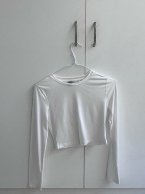 White long-sleeve blouse Shein like new, size S