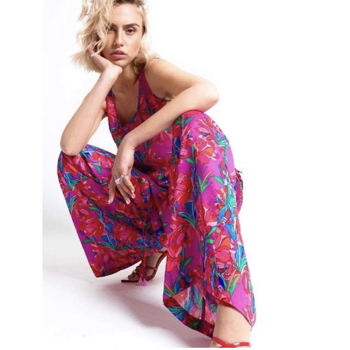 Gizia floral set new, sizes S to XL, satin quality