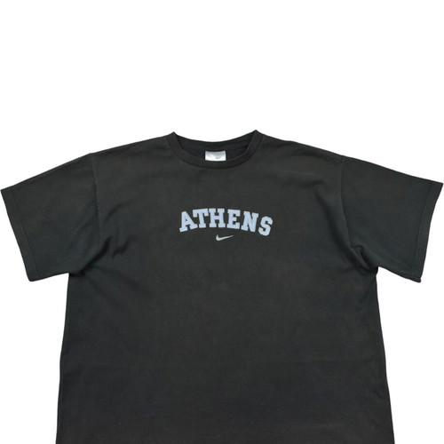Nike Athens faded black T-shirt used, size Large
