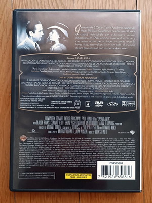 Casablanca DVD 2 δίσκων μεταχειρισμένο με ελληνικούς υπότιτλους