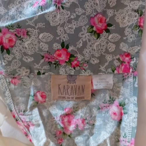 Karavan Clothing Floral Crop Top Corset One Size like new