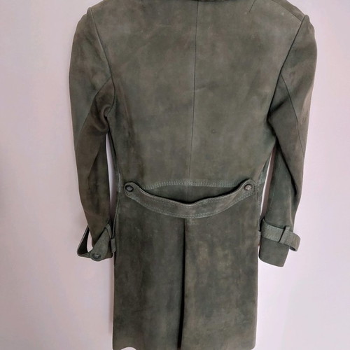 Kastorino coat used women's two-tone olive '70s