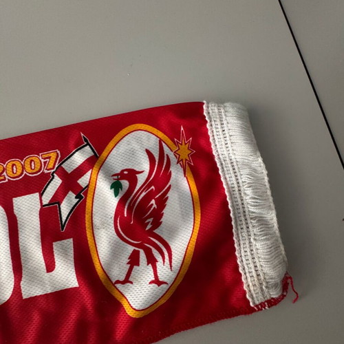 DOUBLE-SIDED SCARF Champions League Final 2007 MILAN LIVERPOOL 23/05/2007