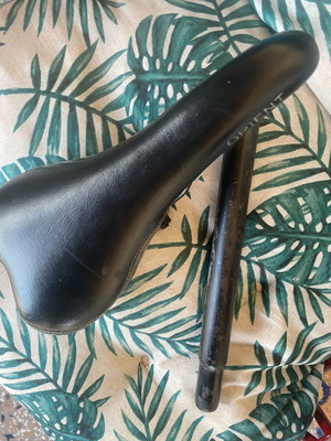 Orient bicycle saddle used with extension