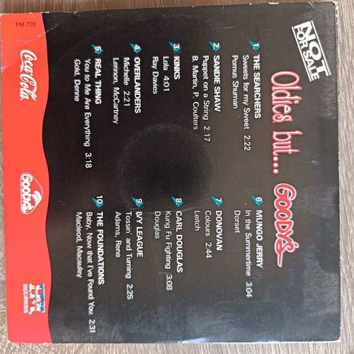 Promo CD Coca-Cola Goody’s Oldies but Goodys Rock Classics new