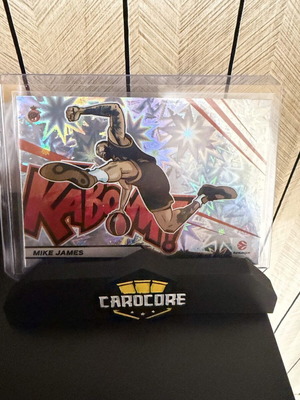 Mike James Kaboom! EuroLeague Basketball Card new, holographic foil