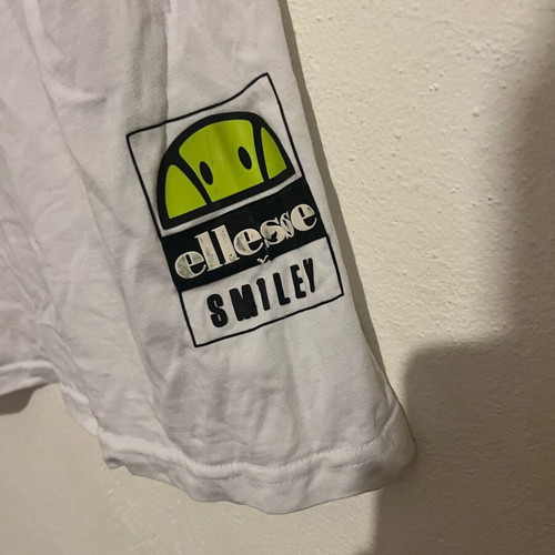 Ellesse Smiley T-shirt white used, size Small