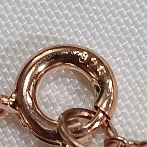 Silver 925 necklace rose gold plated with black crystals new